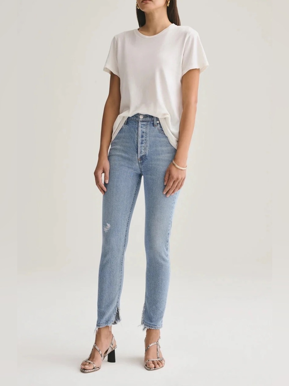 AGOLDE - Nico High Rise Slim Fit Jeans in Headlines size 30